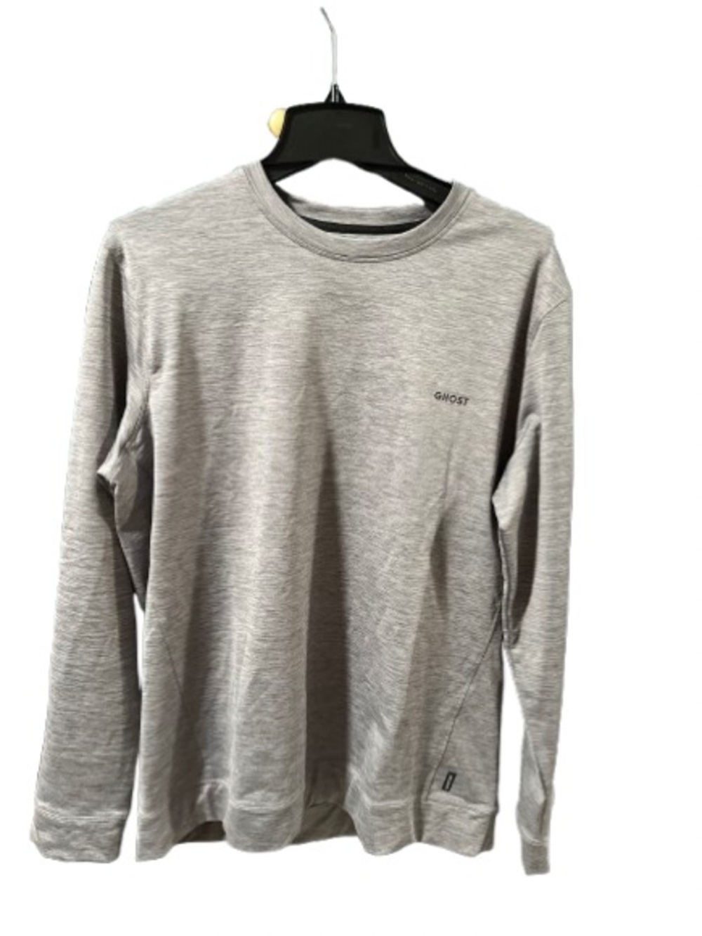 GHOST Men's Long  Sleeve Crewneck sweatshirt Light Gray
